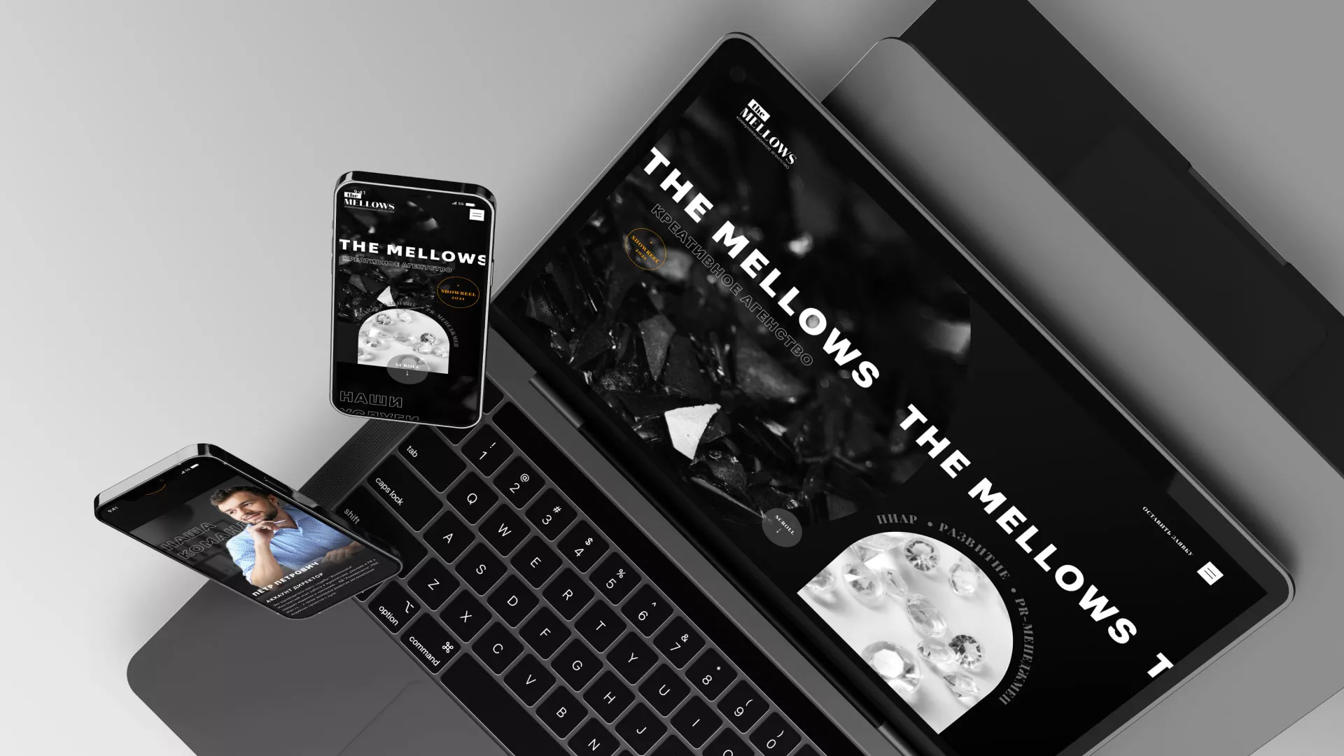 Разработка сайта креативного агентства «The Mellows» в Орле